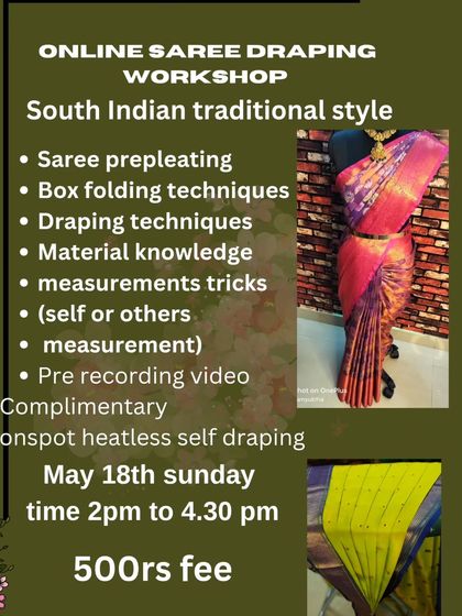 This May workshop included onspot heatless self-draping, a very popular and practical technique.