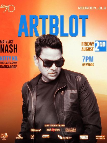 My personalized flyer for the Redroom Friday with Nash at Kitty Ko.