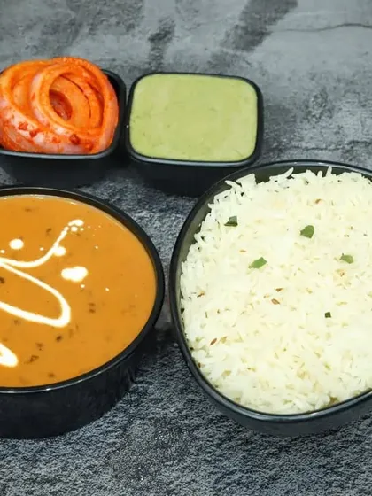 A favourite for many, my creamy Dal Makhani served with perfectly cooked basmati rice. It's a rich and satisfying dish that always feels like a special treat.