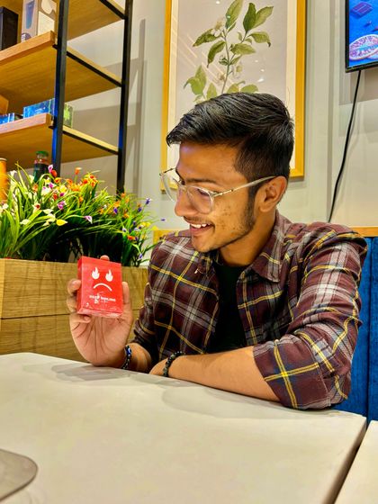 "Keep smiling, because life is better with a little magic and a big smile." A simple moment of joy with a quirky deck of cards.