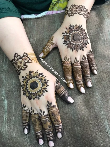 I love a good mandala design. It's a centerpiece that can be simple or complex, and I teach you how to create these eye-catching patterns for the front or back of the hand.