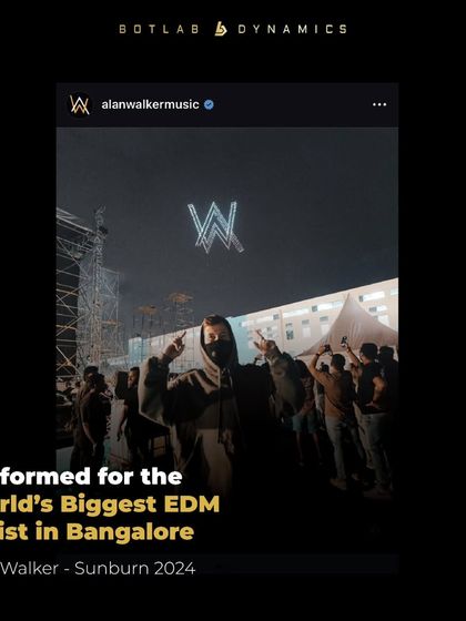 A highlight from our 9-year journey: performing for Alan Walker, one of the world's biggest EDM artists, at Sunburn 2024 in Bangalore.