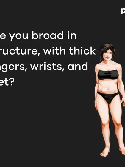This series is for women with a broad structure. It gives health hacks like the importance of strong legs for performance, doing light aerobic exercise to boost circulation, and warming up properly to prevent injuries.
