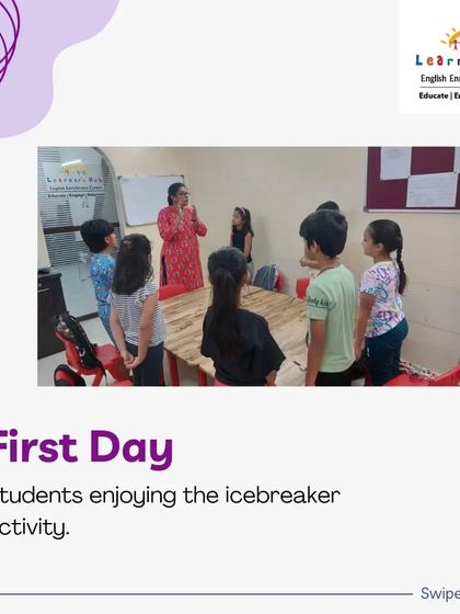 Another fun icebreaker activity on the first day. These games are designed to help students get to know each other and their teachers in a relaxed and playful setting.