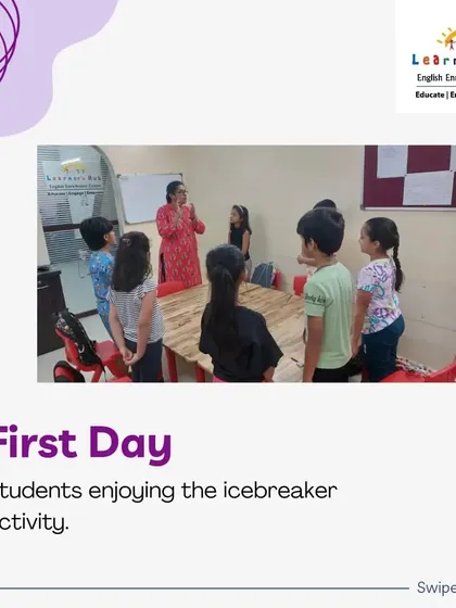 Another fun icebreaker activity on the first day. These games are designed to help students get to know each other and their teachers in a relaxed and playful setting.