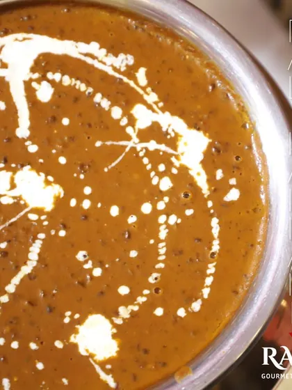 My Dal Makhani is a testament to tradition, slow-cooked for hours to achieve its signature creamy texture and rich flavour. It's a comforting and classic dish that is a cornerstone of my North Indian menu, garnished with a swirl of fresh cream.