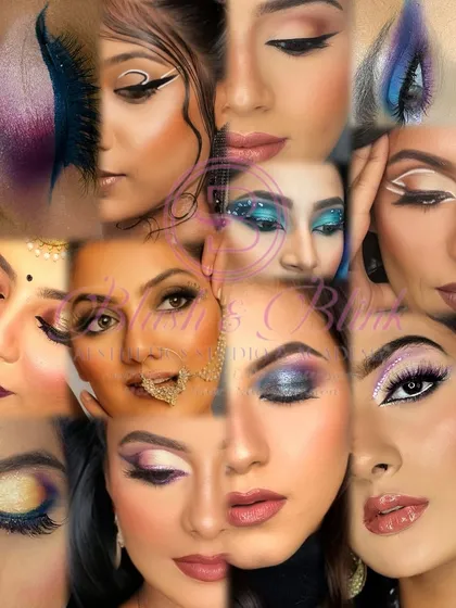 The eyes are the canvas. This collage represents the incredible variety of eye makeup styles my students and I create, from soft and subtle to bold and dramatic. It's a testament to the detailed artistry I bring to every client and teach at my academy.
