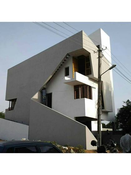 Sandesh Architects - Residential Architecture & Design Facades with Modern Geometry photo 8