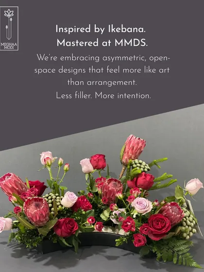 Less is more when it is intentional. Inspired by the principles of Ikebana, this arrangement focuses on space, asymmetry, and the unique form of each bloom. In my courses, you will learn to create designs that are not just full, but full of meaning.