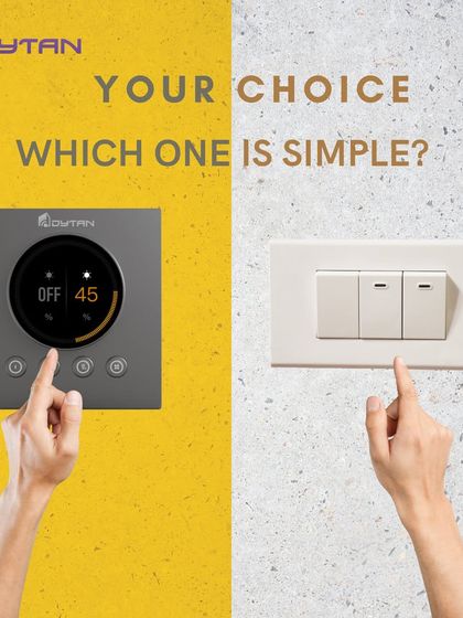 Your choice: which one is simpler? On the left, one button controls dimming and scenes. On the right, multiple switches for different lights. I make home control easy.