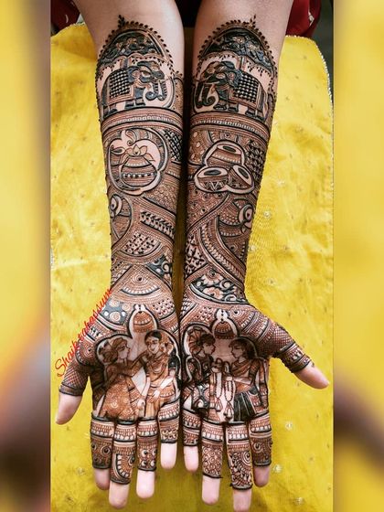 Shaik Tabassum - Destination Wedding Mehendi Storytelling Mehendi: Your Love Story on Your Hands photo 25