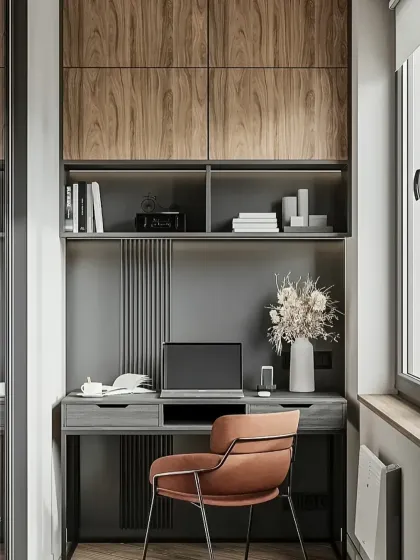 Interior Design - Bedroom Interior Design Integrated Study & Work Nooks photo 3