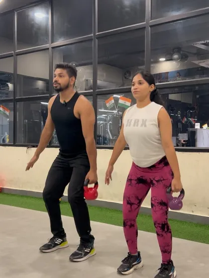 This variation of a squat with a kettlebell helps engage the core and upper body, turning a leg exercise into a more comprehensive movement.