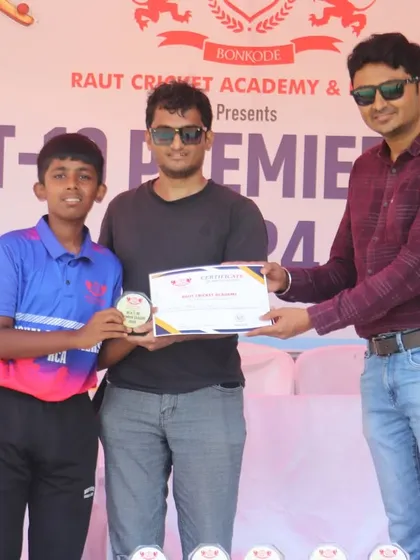 Another award for a promising player from the Royal Challengers RCA.