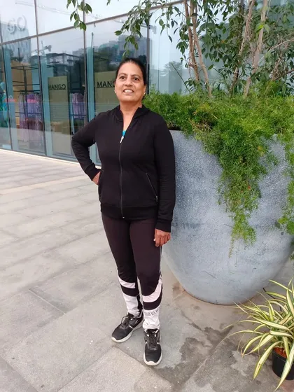 It's a joy to see my students feel fit and energetic. Vimala's journey is so inspiring, as she used our yoga and Zumba sessions to manage menopause symptoms, reduce stress, and boost her energy levels.