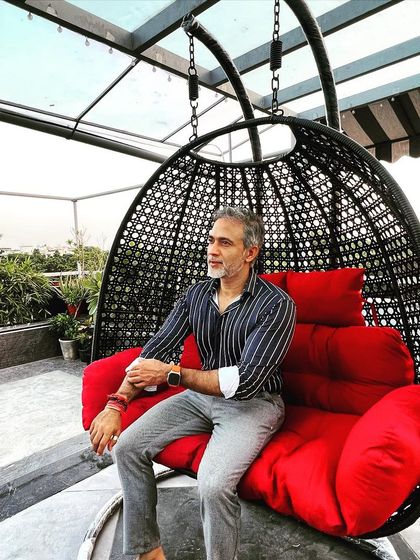 A moment of peace on my office terrace. While my heart is in the office, creating a space for reflection is essential for maintaining balance in this demanding profession.