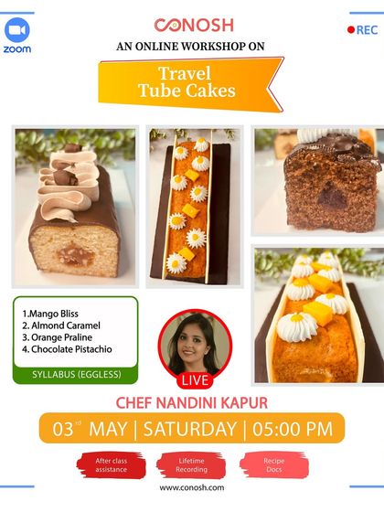 Conosh - Online Culinary Workshops Everyday & Travel Cakes photo 10