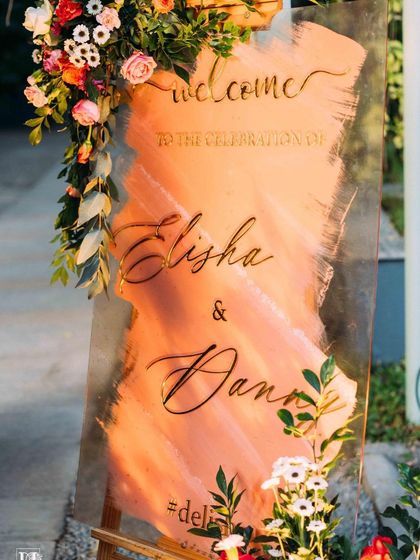 The perfect setting for a pre-wedding cocktail party or sangeet night. The lawn provides ample space for a dance floor, while the surrounding trees, lit with elegant chandeliers and string lights, create a festive and celebratory atmosphere.