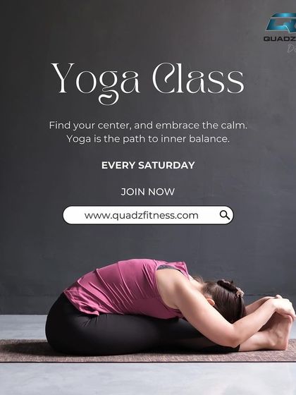 Find your center with our weekly Yoga Class. It's the perfect way to build strength, increase flexibility, and embrace a sense of calm every Saturday.