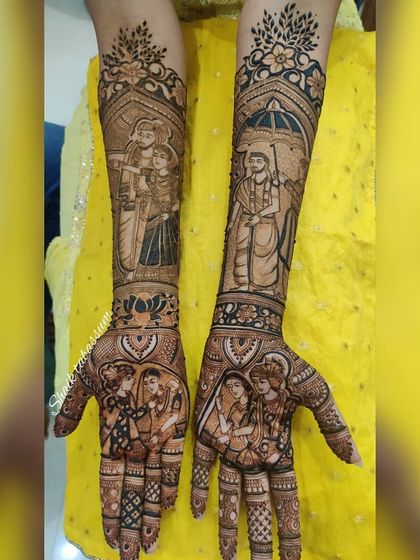 Shaik Tabassum - Destination Wedding Mehendi Storytelling Mehendi: Your Love Story on Your Hands photo 33