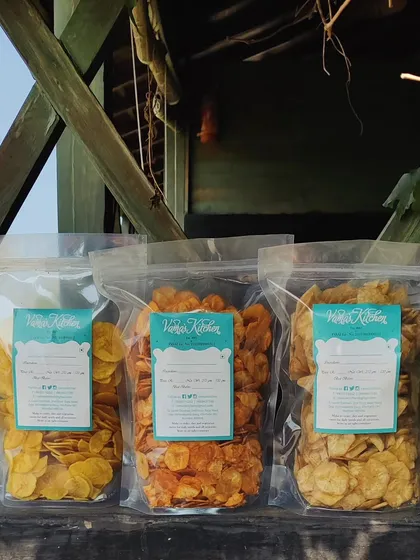 My super thin and crispy chips are one of my most loved products and a fantastic travel buddy. They come in different flavors, all packed to stay fresh on the go.