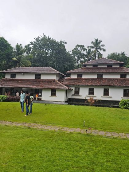A beautiful shot of the Kavimane house, a place of great cultural significance in Karnataka.