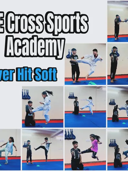 "Never Hit Soft" is a motto we live by. This collage showcases the powerful and dynamic kicking techniques our students master.