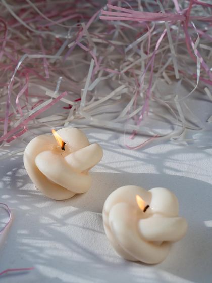 Sculptural Decor Candles photo 25