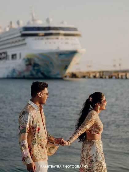 Ramit Batra - Destination Wedding Coverage Love on the High Seas: Cruise Weddings photo 6