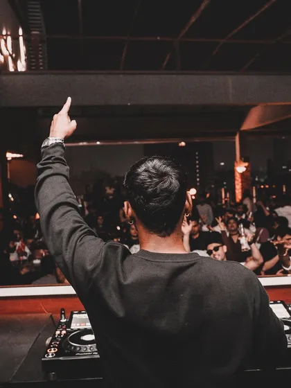 Hands in the air. This is the universal sign of a great party. From my perspective behind the decks, this view of the crowd united by the beat is the ultimate reward and what I strive for every night.