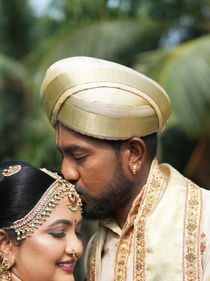 Additional views showcasing the variety and detail of my heirloom bridal sarees. Each image captures a different angle, moment, or detail, from full portraits to close ups of the fabric and embroidery, illustrating the complete story of each bride's custom creation.