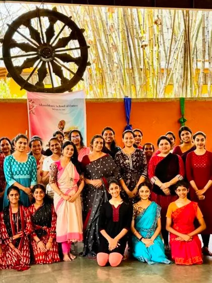 A group photograph with all the participants of the Natyashastra workshop, a day well spent exploring the depths of our classical dance heritage.