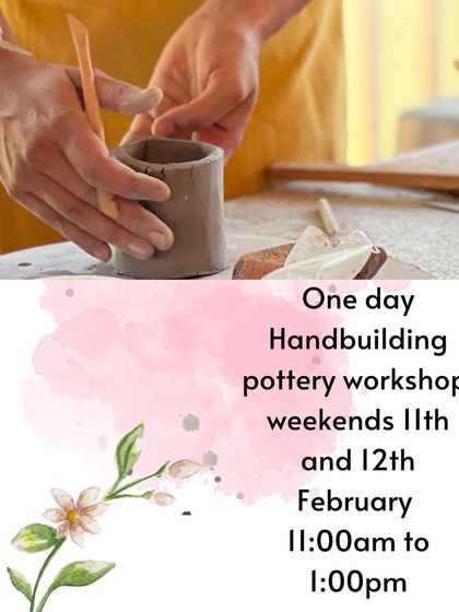 Join me for a one-day hand-building workshop on the weekend of February 11th and 12th. Let's make something beautiful together.