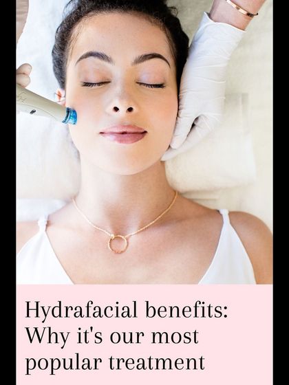 The HydraFacial is one of my most popular treatments for a reason. This image highlights its benefits, providing deep hydration and an immediate glow that my patients love.