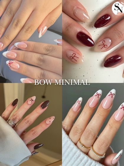 Bows are a simple and elegant way to add a festive touch to your nails. This board shows different ways to incorporate delicate bow designs into your holiday manicure.
