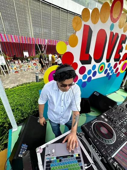 A sunny day in Kochi calls for a pool party. I love playing daytime events, bringing upbeat and feel good music to match the bright atmosphere.