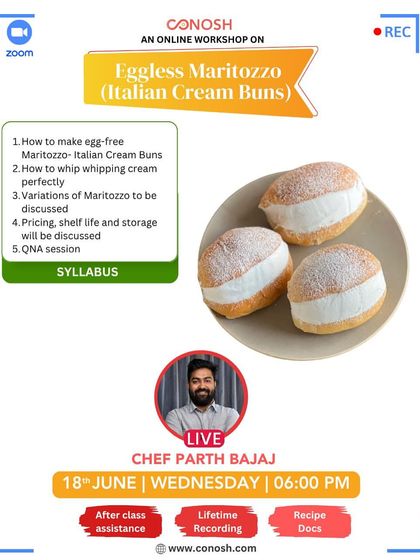 Conosh - Online Culinary Workshops Artisanal Breads, Pizza & Doughs photo 13