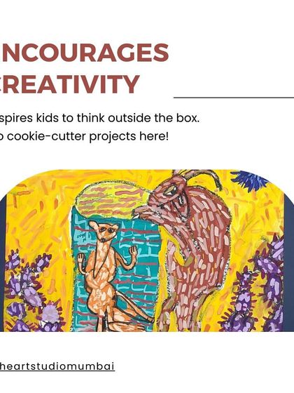 We encourage creativity by inspiring kids to think outside the box. You will find no cookie-cutter projects here; every assignment is an opportunity for students to express their unique ideas and develop their own style.