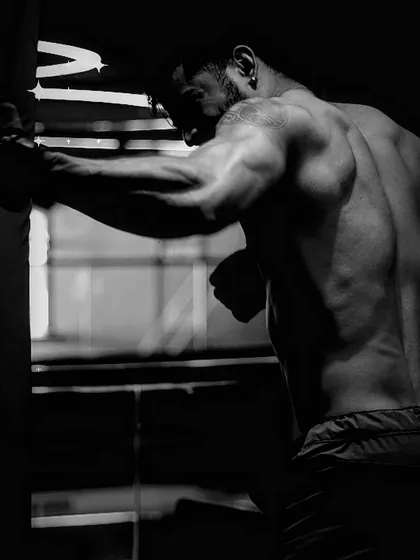 The body shows the results of the work you put in. This is the outcome of dedication and surviving the toughest training sessions alone.