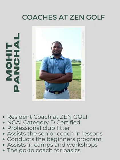 Meet our Resident Coach, Mohit Panchal. He is a certified club fitter and the go-to coach for mastering the basics and assisting with our beginner programs.