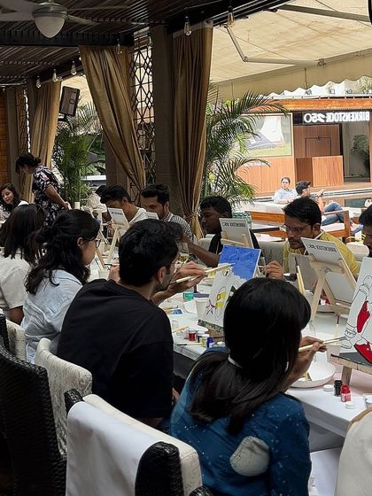 Paint Bar - Corporate Events & Team Building Classic Office Sip & Paint photo 52