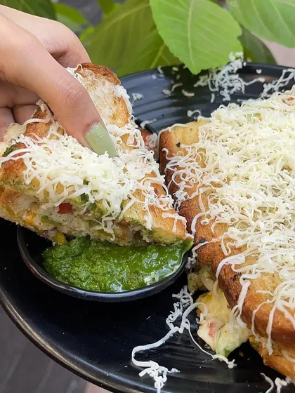 You can never go wrong with a sandwich, especially when it's my classic veg cheese grill sandwich.