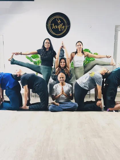 This is what our community looks like. A beautiful blend of strength, support, and shared joy. We believe we rise by lifting others, and in our studio, every practice is a celebration of togetherness.