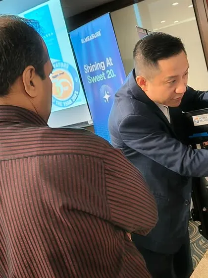 A hands-on demonstration of our advanced switchgear during our Bombay seminar. We believe in letting our partners experience the quality and functionality of our products directly.