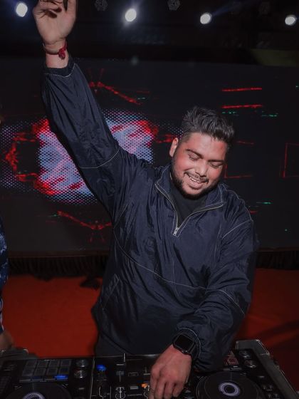 A moment of pure joy behind the decks at NIFT. When the crowd is loving it, there's no better feeling.