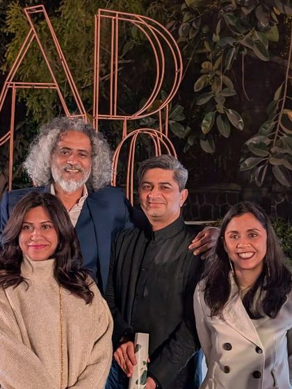 Our partners celebrating our inclusion in the AD100 list for 2025. This recognition is a reflection of our entire team's collective effort and creative vision.