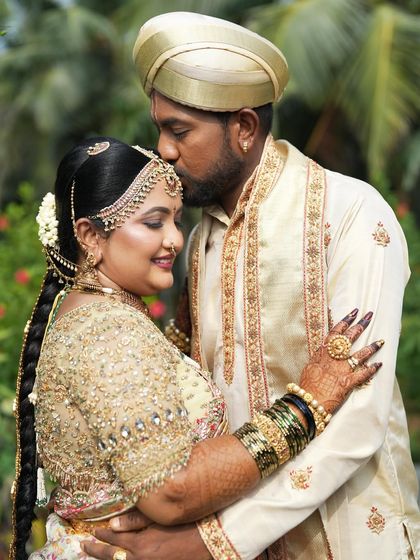Additional views showcasing the variety and detail of my heirloom bridal sarees. Each image captures a different angle, moment, or detail, from full portraits to close ups of the fabric and embroidery, illustrating the complete story of each bride's custom creation.