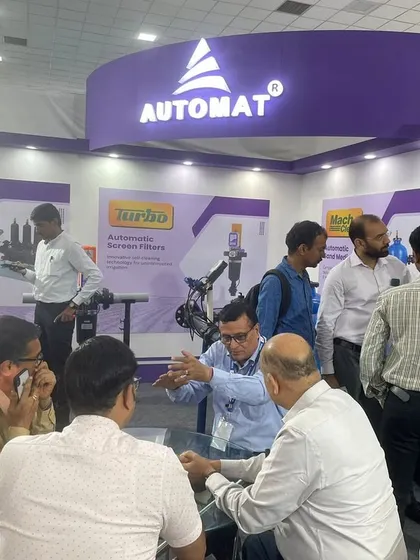 Our team deep in discussion with business associates at the CODISSIA expo. These events are crucial for building relationships and strengthening our distribution network.
