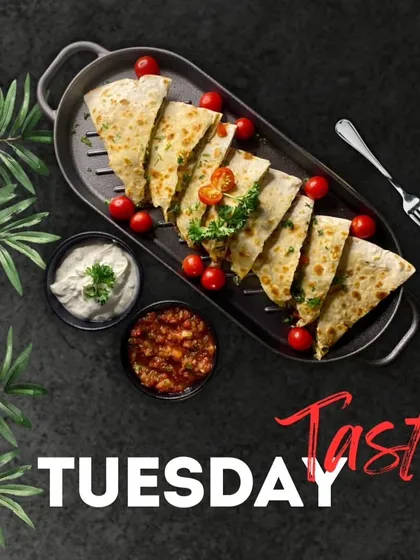 "Tasty Tuesday" features my cheesy quesadillas. They are packed with fillings and grilled to perfection, making for a perfect mid-week treat.