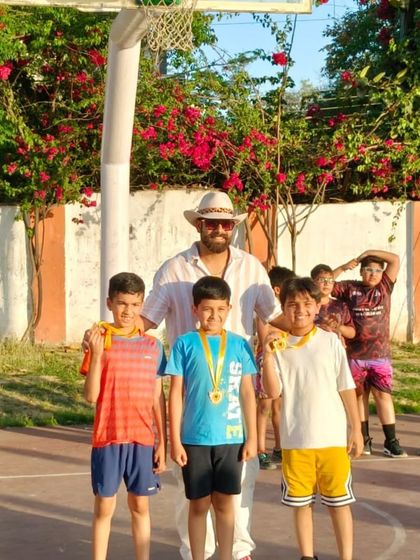 Another group of happy medalists from the 3x3 basketball tournament. Seeing their pride and joy is the best reward for me as a coach.